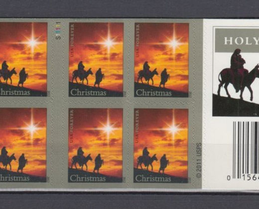 CHRISTMAS HOLY FAMILY RELIGIOUS FOREVER STAMPS
