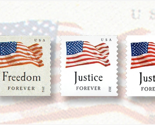LIBERTY FREEDOM JUSTICE FOREVER STAMPS