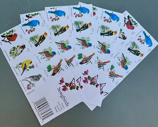 SONGBIRDS FOREVER STAMPS