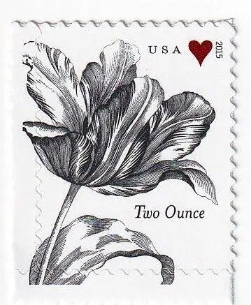 VINTAGE TULIP 2 OUNCE FOREVER STAMPS
